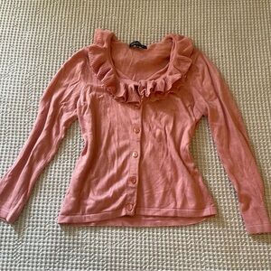 Pink cardigan